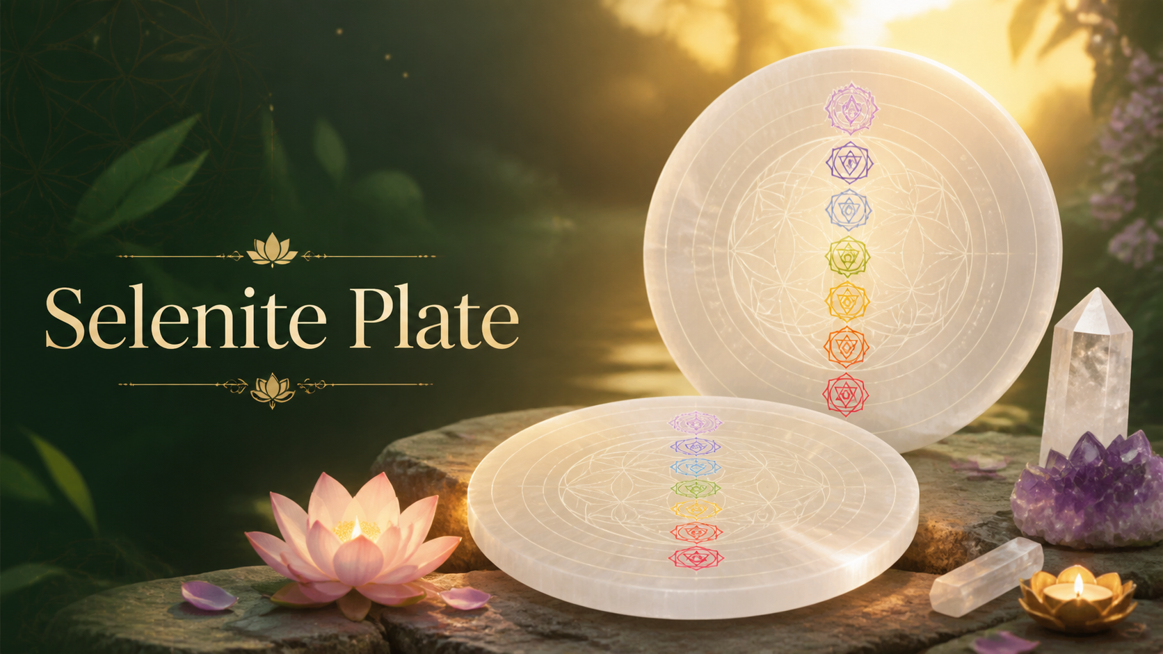 Selenite plate energy cleansing guide by Pooja Jaiin